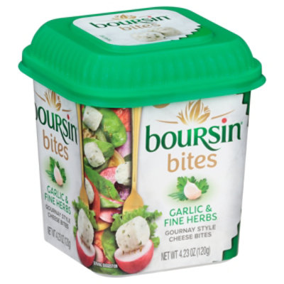 Boursin Gournay Style Garlic & Fine Herbs Cheese Bites – 4.23 Oz
