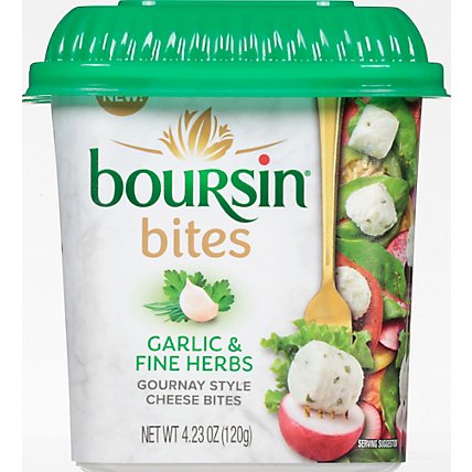 Borusin Gournay Style Garlic & Fine Herbs Cheese Bites - 4.23 Oz - Image 2