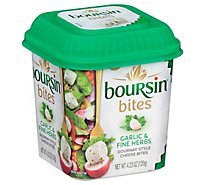 Boursin Gournay Style Garlic & Fine Herbs Cheese Bites - 4.23 OZ