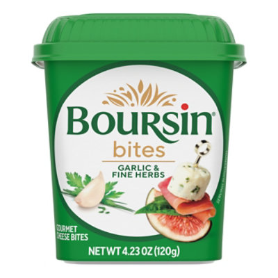 Borusin Gournay Style Garlic & Fine Herbs Cheese Bites - 4.23 Oz