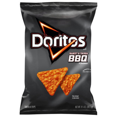 Doritos Tortilla Chips Sweet & Tangy BBQ 9.25 Oz - Image 3