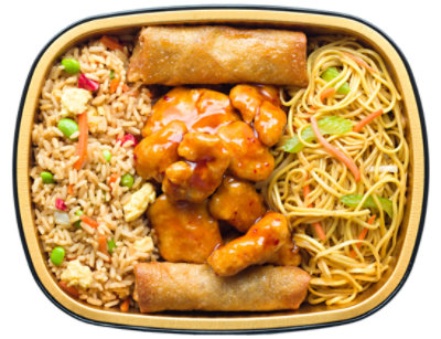 Ready Meals Family Honey Chicken With Egg Roll - EA - Image 1