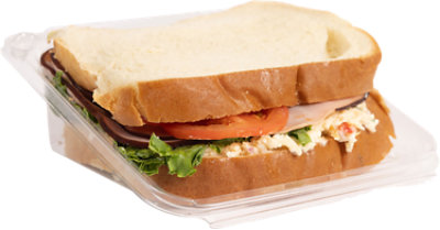 ReadyMeals Ham and Smoked Gouda Cheese Sandwich on White Bread - Each - Image 1