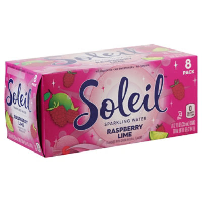 Signature Select Soleil Water Sparkling Raspberry Lime - 8-12 FZ