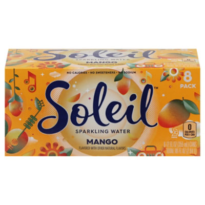 Soleil Sparkling Water Mango - 8-12 Fl. Oz. - Image 2