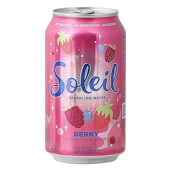 Signature Select Soleil Water Sparkling Berry - 12 FZ