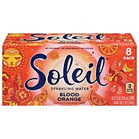 Soleil Sparkling Water Blood Orange - 8-12 Fl. Oz.  - Image 1