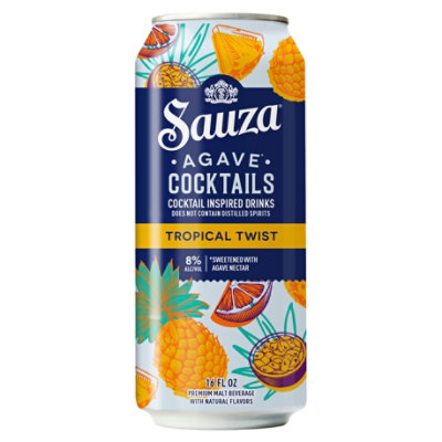 Sauza Agave Cocktails Tropical Twist Can - 16 FZ - Image 3