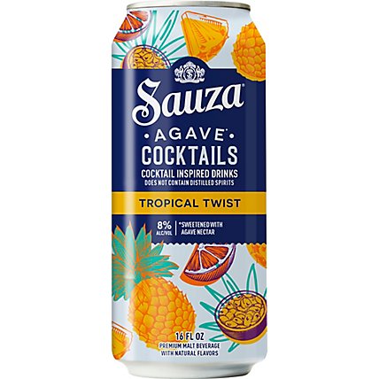 Sauza Agave Cocktails Tropical Twist Can - 16 FZ - Image 2