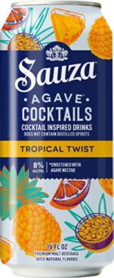 Sauza Agave Cocktails Tropical Twist Can - 16 FZ - Image 2