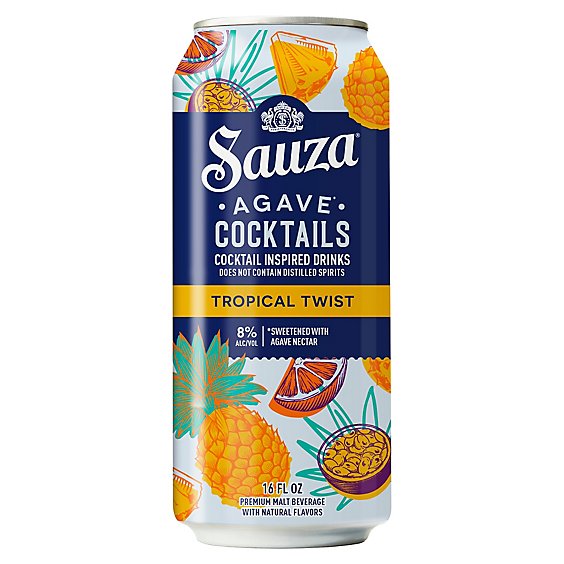 Sauza Agave Cocktails Tropical Twist Can - 16 FZ