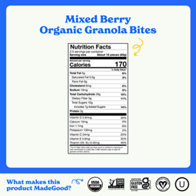 MadeGood Granola Minis Mixed Berry - 3.5 OZ - Image 2