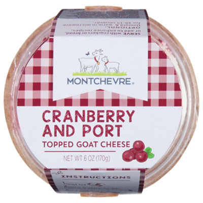 Montchevre Goat Elite Cranbeery Port - 6 OZ