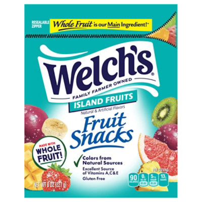 Welchs Fruit Snacks Island Fruits - 8 OZ