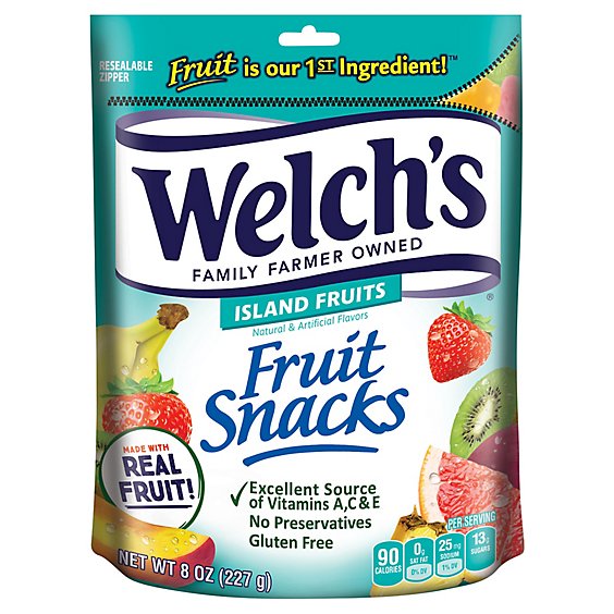 Welchs Fruit Snacks Island Fruits - 8 OZ