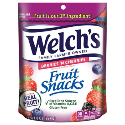 Welchs Fruit Snacks Berries N Cherries - 8 OZ - Image 3