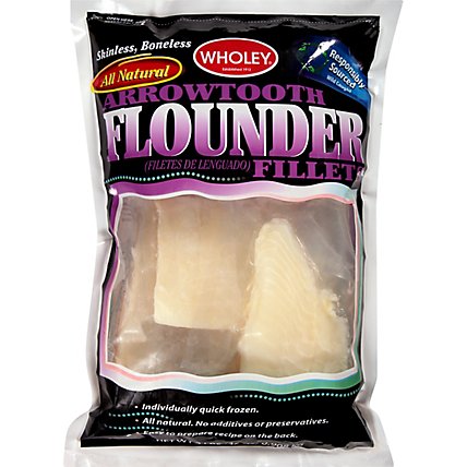Wholey Flounder Fillets Wild - EA