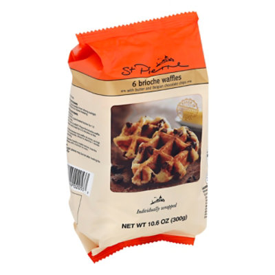 6 Brioche Waffles With Butter – St Pierre USA Product