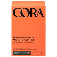 Cora Organic Ovrnt Maxi Pads - 20 CT - Image 3
