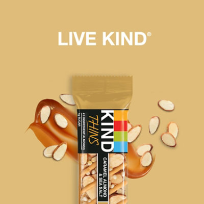 KIND THINS Caramel Almond & Sea Salt Gluten Free Snack Bar - 0.74 Oz - Image 3
