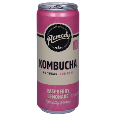 Remedy Kombucha Raspberry Lemonade - 11 Fl. Oz. - Image 3