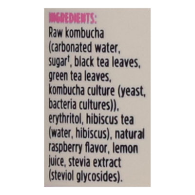 Remedy Kombucha Raspberry Lemonade - 11 Fl. Oz. - Image 5