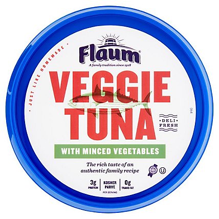 Flaums Vegetable Tuna Salad - 7.5 OZ - Image 1