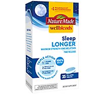 Nature Made Wellblends Sleep Longer Triple Action Time Release Tablets 35 Count - 35 CT