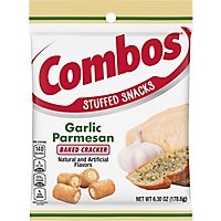 Combos Stuffed Snacks Parmesan Garlic Baked Crackers - 6.3 OZ - Image 2