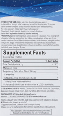 Nature Made Wellblends Back to Sleep Fast Dissolve Tablets - 40 Count - Image 4