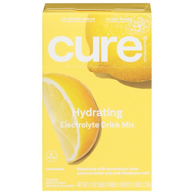Cure Hydration Lemon - 8 EA - Image 1