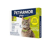 PetArmor Plus Flea and Tick Prevention for Cats Over 1.5 Lbs - 3 Count