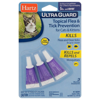 Hartz Cat Ultraguard Topical Drops - 3 CT - Image 2