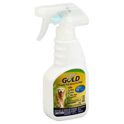 Sergeants Gold Flea & Tick Dog Spray - 8 FZ