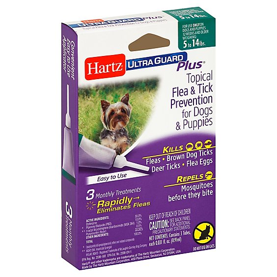 Hartz Advanced Dog Flea Tick 15 Lb - 3 CT
