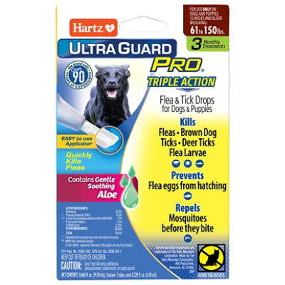 Hartz Drops Flea Ultra Grd Pro 60 Lb - EA - Image 2
