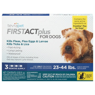 Tevrapet Firstact Plus Dogs 23-44lbs - 3 CT - Image 3