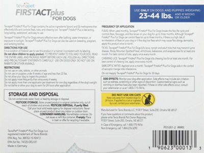 Tevrapet Firstact Plus Dogs 23-44lbs - 3 CT - Image 5