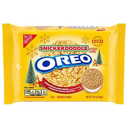Oreo Cookie Double Stuf Snickerdoodle - 12.2 OZ - Image 3