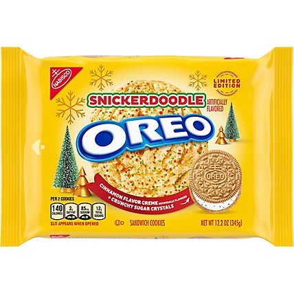 Oreo Cookie Double Stuf Snickerdoodle - 12.2 OZ - Image 2