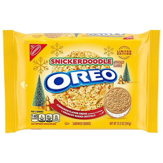 Oreo Cookie Double Stuf Snickerdoodle - 12.2 OZ