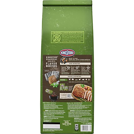 Kingsford Signature Flavors Charcoal Briquettes With Basil Sage And Thyme - 12 Lb - Image 4