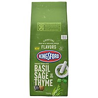 Kingsford Signature Flavors Charcoal Briquettes With Basil Sage And Thyme - 12 Lb - Image 2