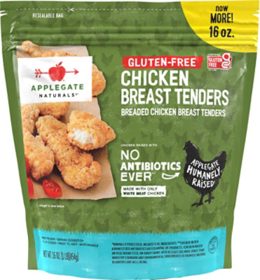 Applegate Farms Chicken Breast Tenders Gluten Free - 16 OZ - Image 1