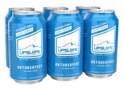 Upslope International Lager Series Seasonal In Cans - 6-12 FZ - Image 1
