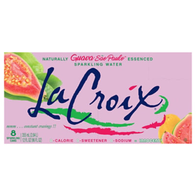 LaCroix Guava Sao Paulo Core Sparkling Water - 8-12 Oz - Image 3