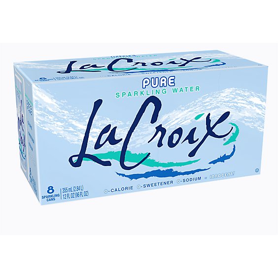 LaCroix Sparkling Water Pure - 8-12 Oz