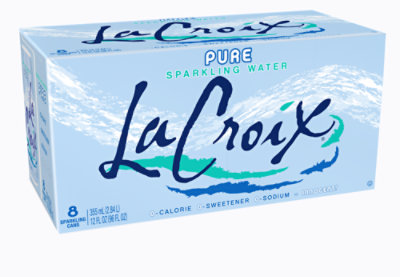 LaCroix Pure Sparkling Water - 8-12 Oz