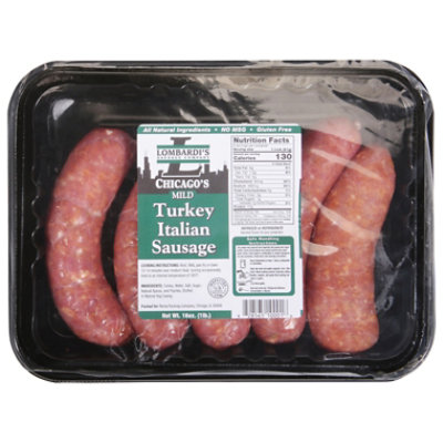 Lombardi's Mild Turkey Italian Sausage - 16 Oz - Image 3