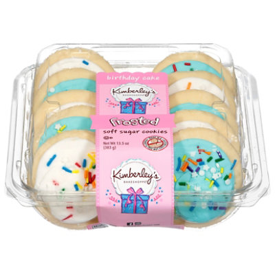 Birthday Cake White Frosted Cookies 10 Count - 13.05 OZ - Image 2